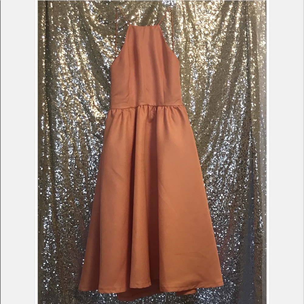 Like New - Akira Blush Midi Dress